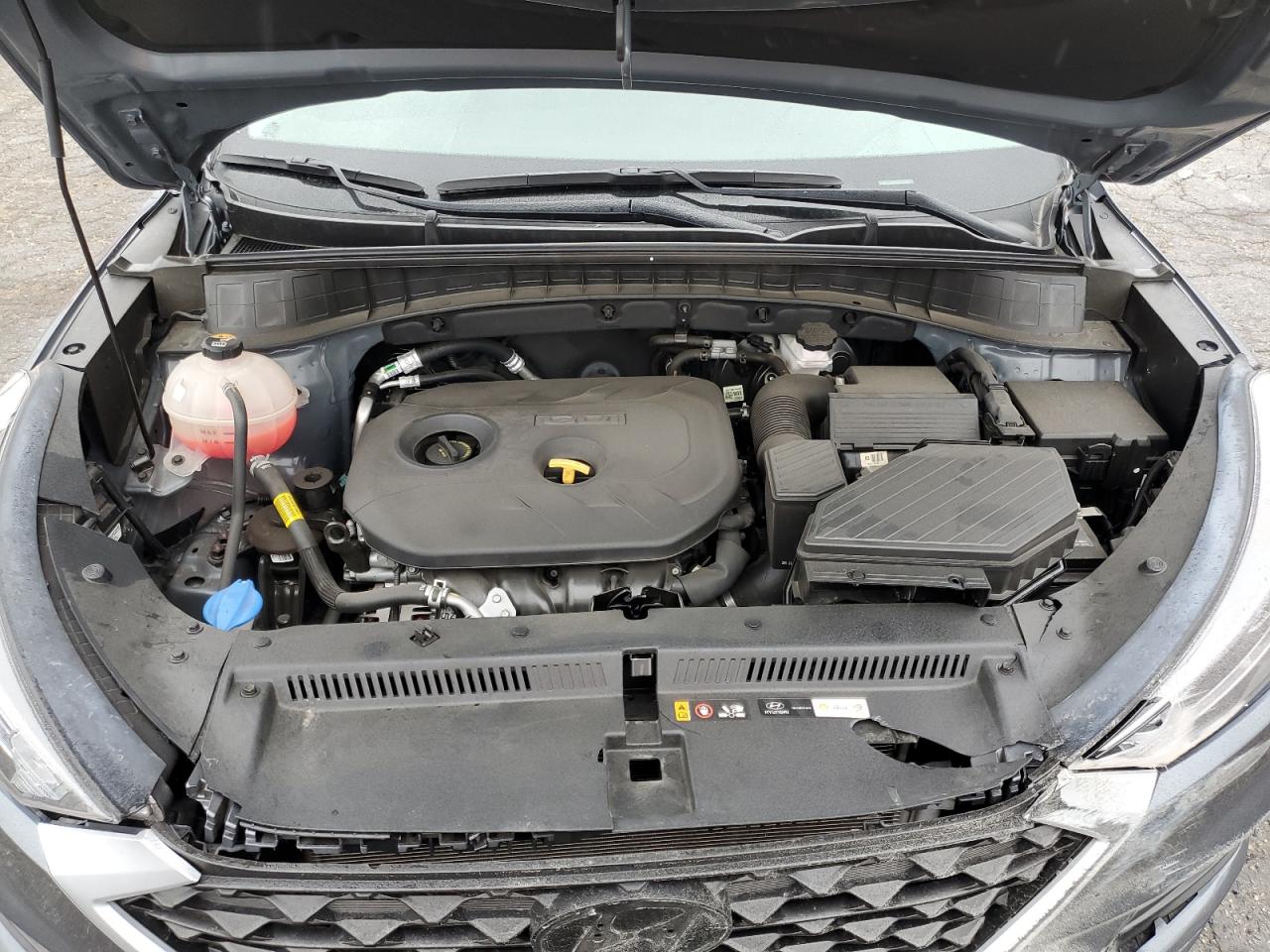 2021 Hyundai Tucson VIN KM8J33A44MU398399 Copart auction photo, rear end / front end damage thumbnail 13