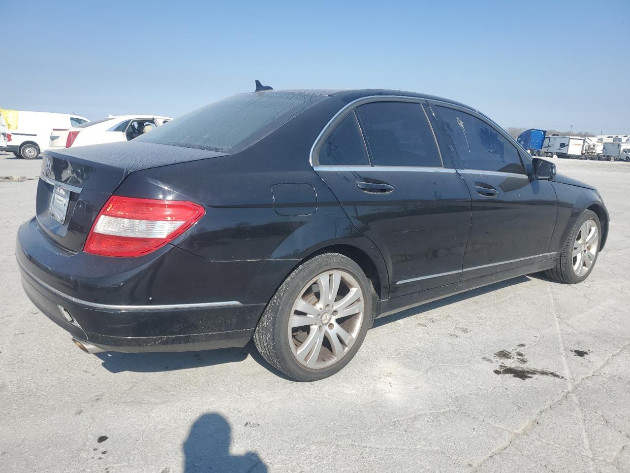 2011 Mercedes-Benz C-klasse VIN WDDGF5EB3BR133134 Copart auction photo, all over damage thumbnail 3