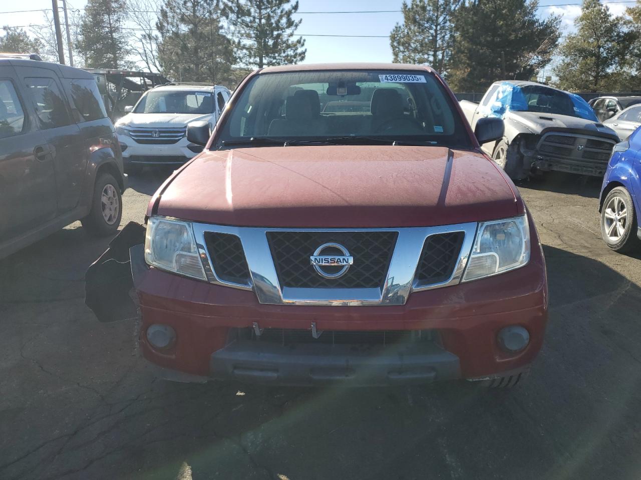 2012 Nissan Navara (Frontier) VIN 1N6AD0ER3CC446594 Copart auction photo, front end / side damage thumbnail 5