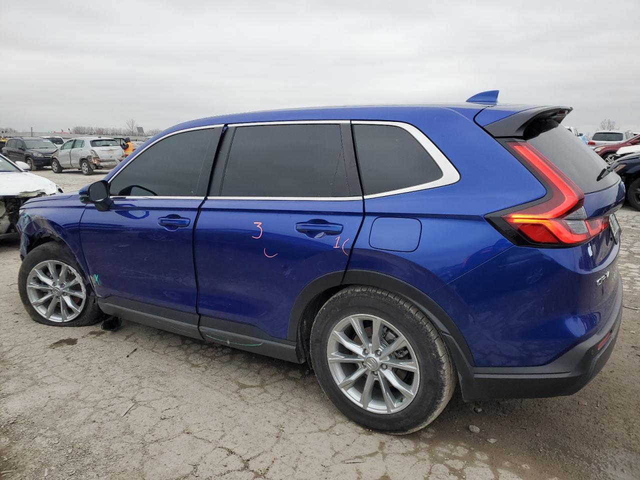2024 Honda CR-V VIN 2HKRS3H76RH316152 Copart auction photo, front end / minor dent/scratches damage thumbnail 2