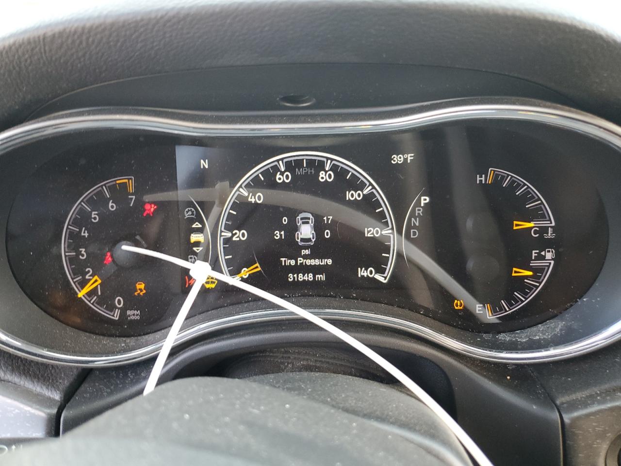 2018 Jeep Grand Cherokee VIN 1C4RJFAGXJC389989 Copart auction photo, side / front end damage thumbnail 9
