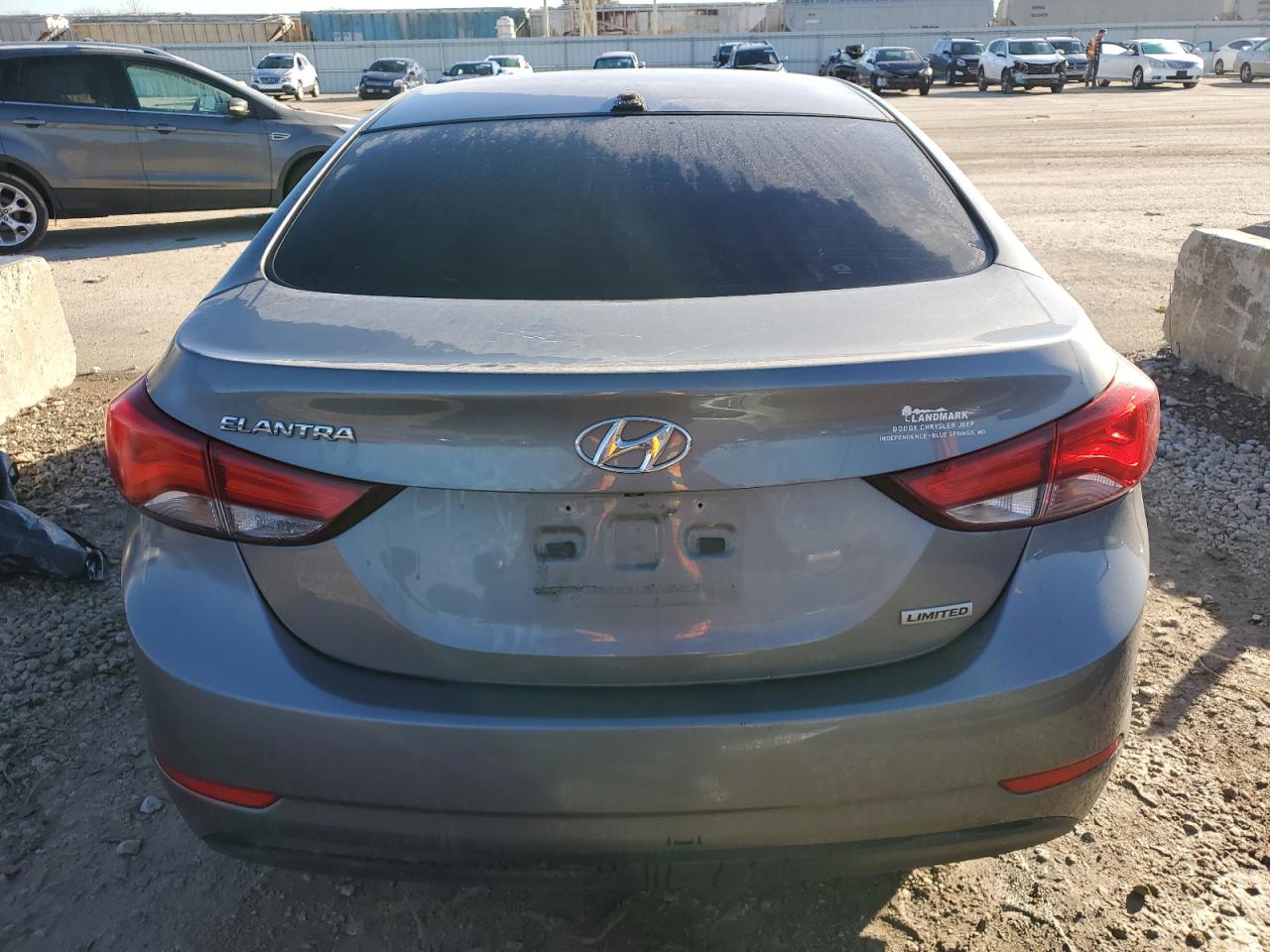 2014 Hyundai Elantra VIN 5NPDH4AE9EH473224 Copart auction photo, front end / undercarriage damage thumbnail 6