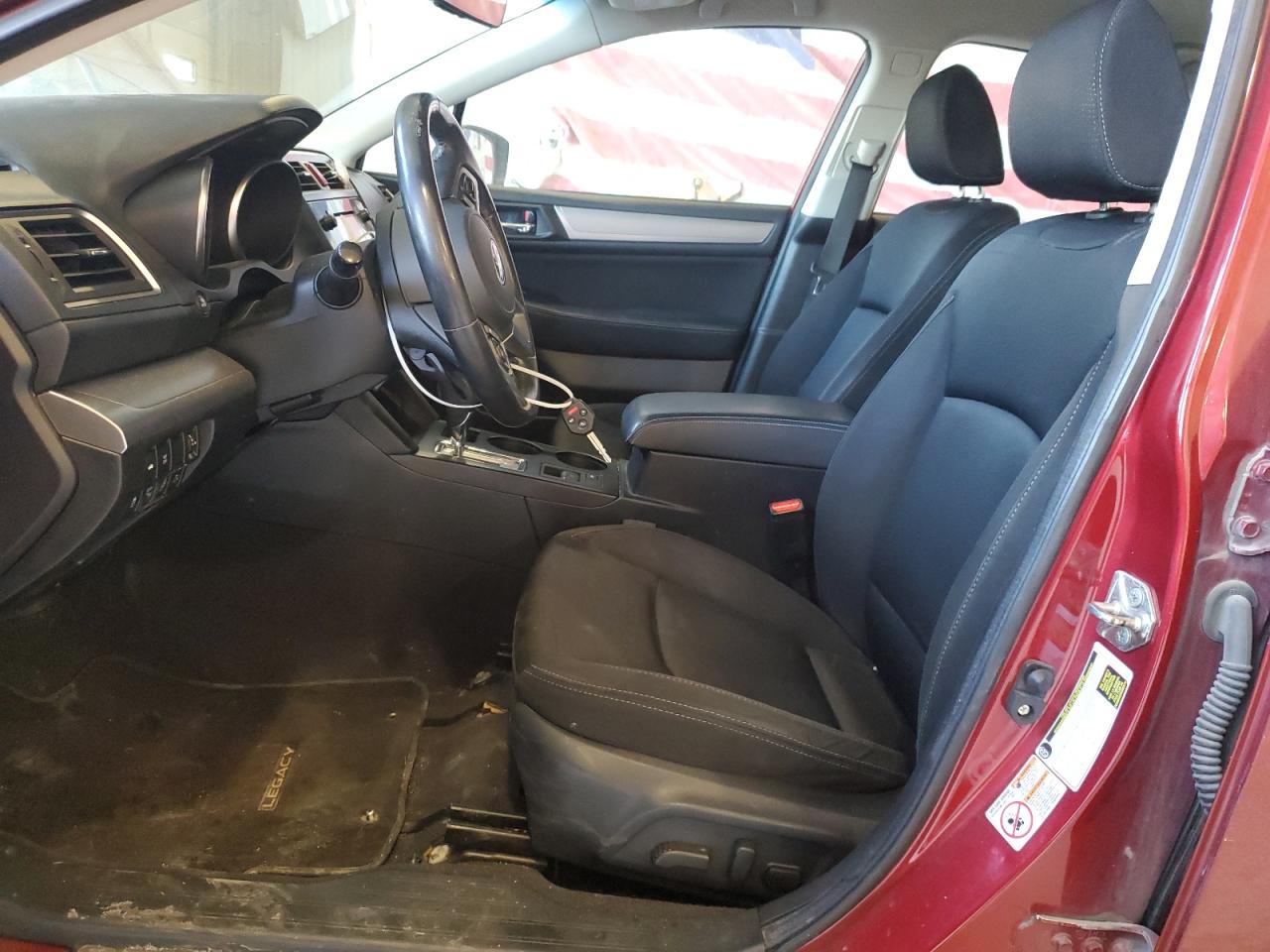 2017 Subaru Legacy VIN 4S3BNAF69H3052927 Copart auction photo, rear end / minor dent/scratches damage thumbnail 7