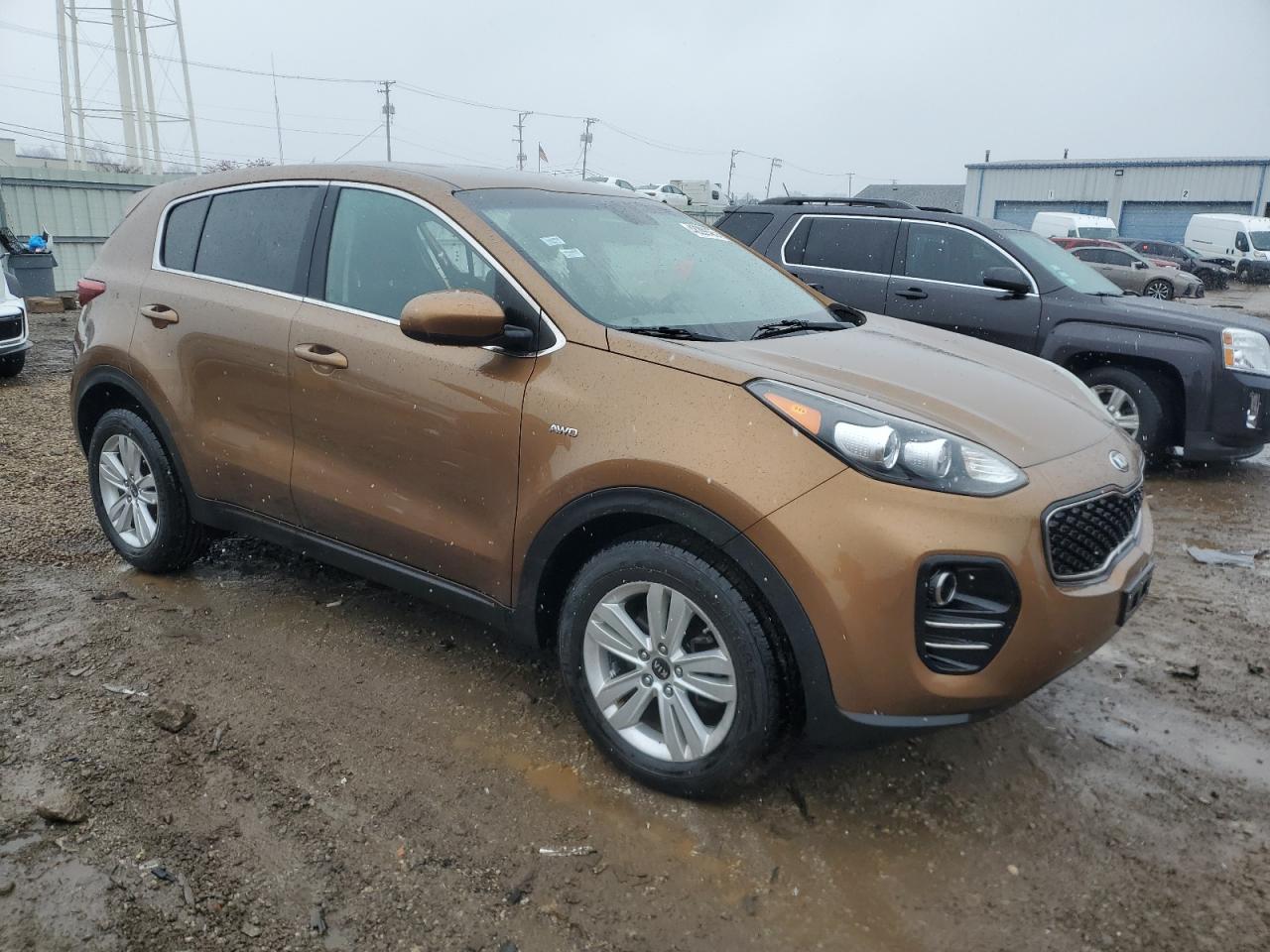 2017 KIA Sportage VIN KNDPMCAC6H7204690 Copart auction photo, side damage thumbnail 4