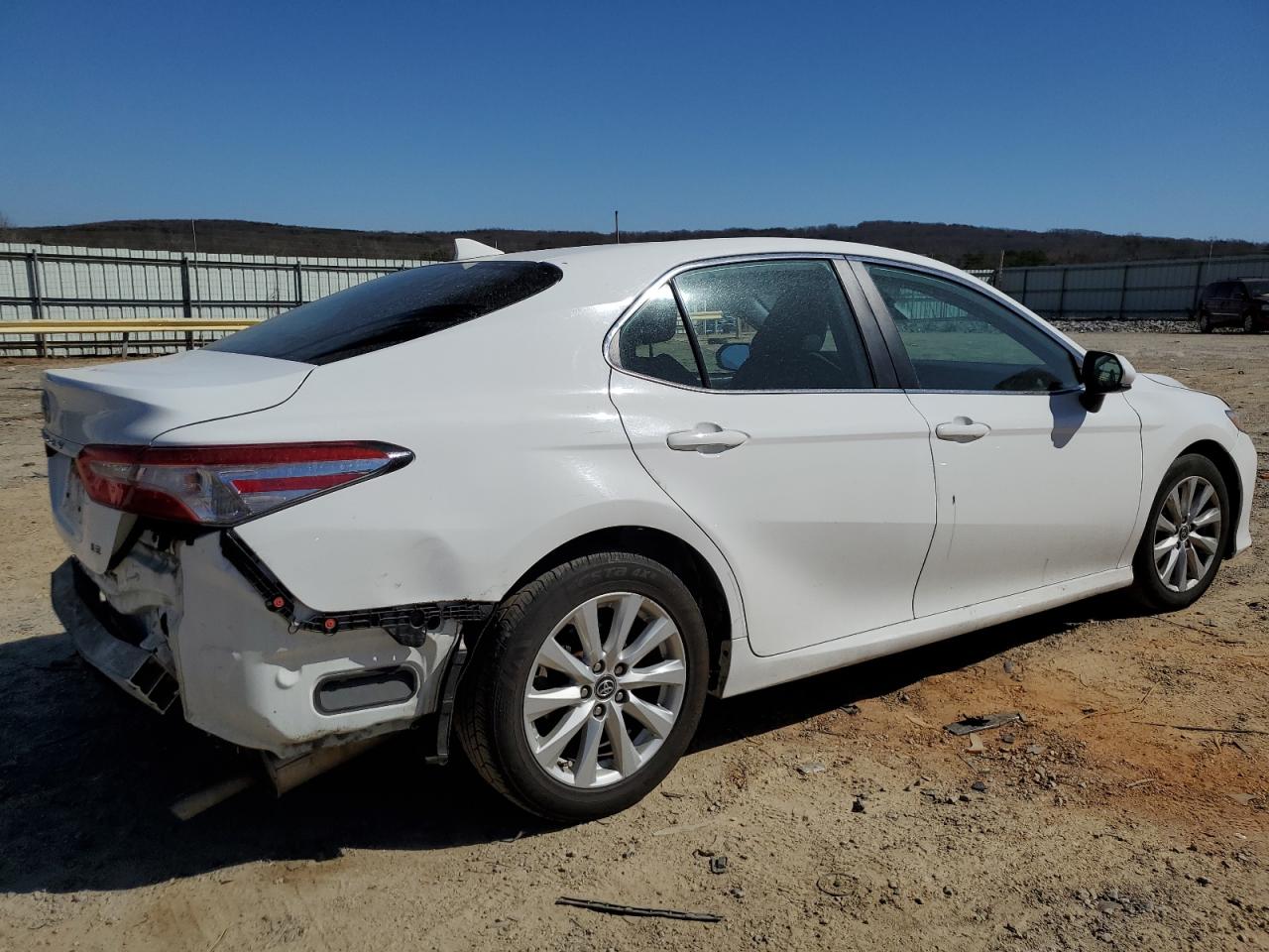 2020 Toyota Camry VIN 4T1C11AK8LU942967 Copart auction photo, rear end / front end damage thumbnail 3