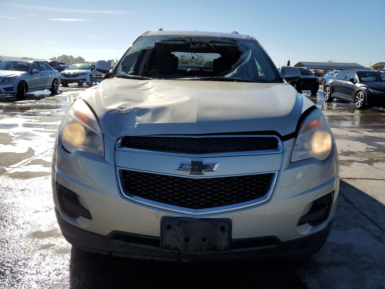 2014 Chevrolet Equinox VIN 1GNALBEK5EZ116435 Copart auction photo, front end / hail damage thumbnail 5