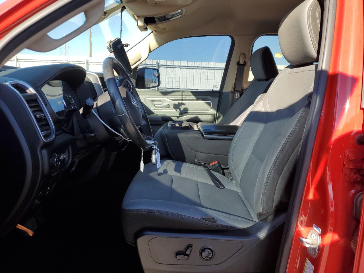 2019 RAM 1500 VIN 1C6SRFFT8KN881790 Copart auction photo, front end / side damage thumbnail 7