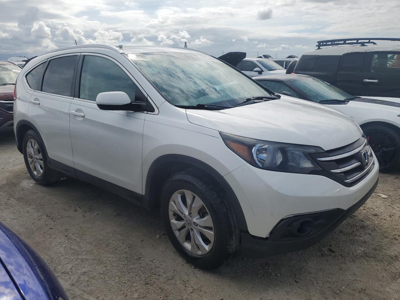 2014 Honda CR-V VIN 5J6RM3H70EL040867 Copart auction photo, water/flood damage thumbnail 4