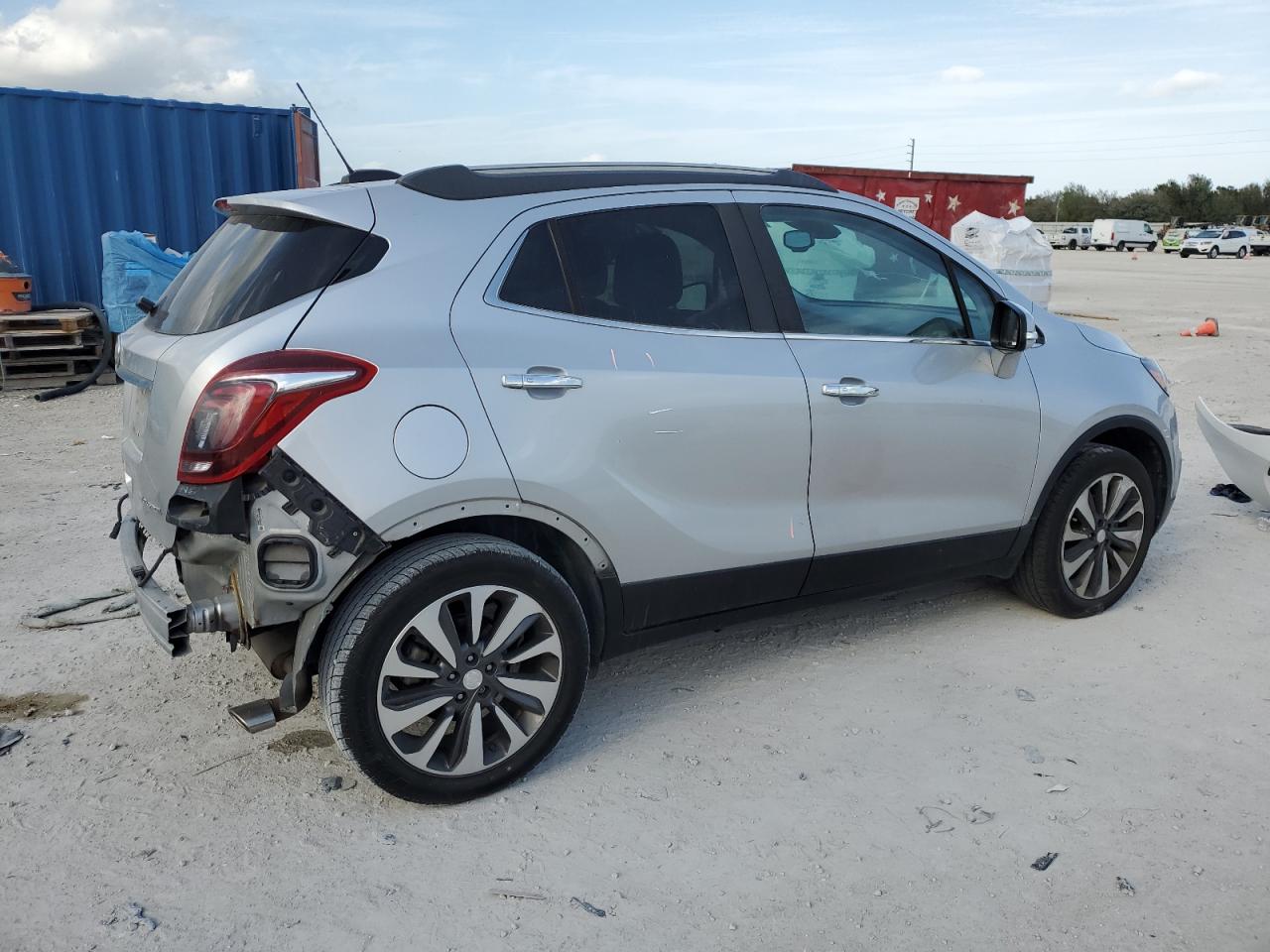 2018 Buick Encore VIN KL4CJBSB7JB553619 Copart auction photo, rear end damage thumbnail 3