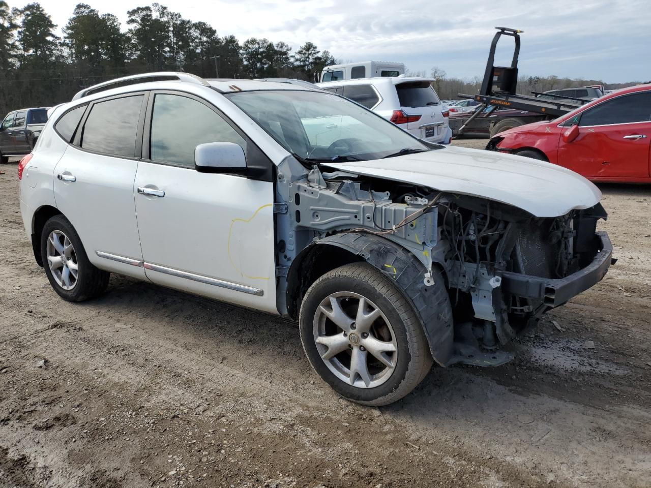 2011 Nissan Rogue VIN JN8AS5MT0BW176647 Copart auction photo, front end damage thumbnail 4