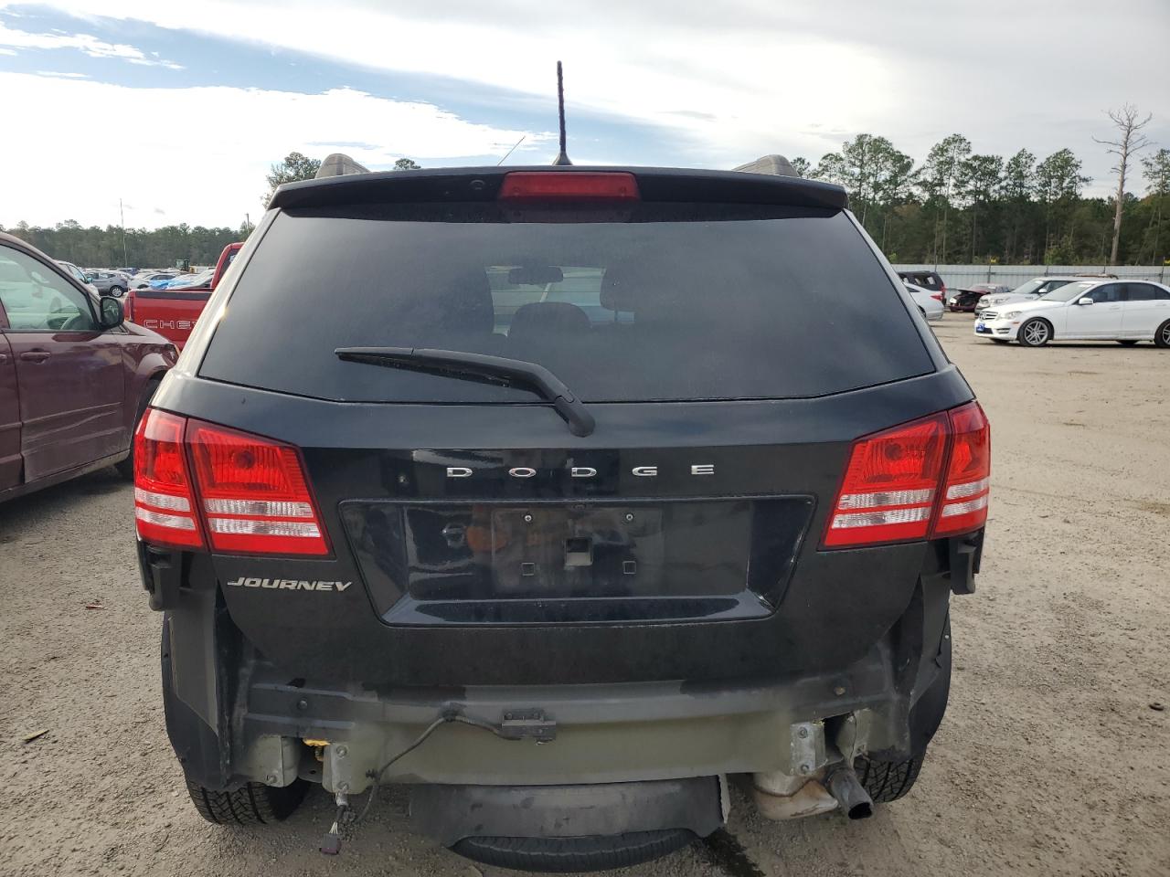 2019 Dodge Journey VIN 3C4PDCAB1KT747150 Copart auction photo, rear end damage thumbnail 6