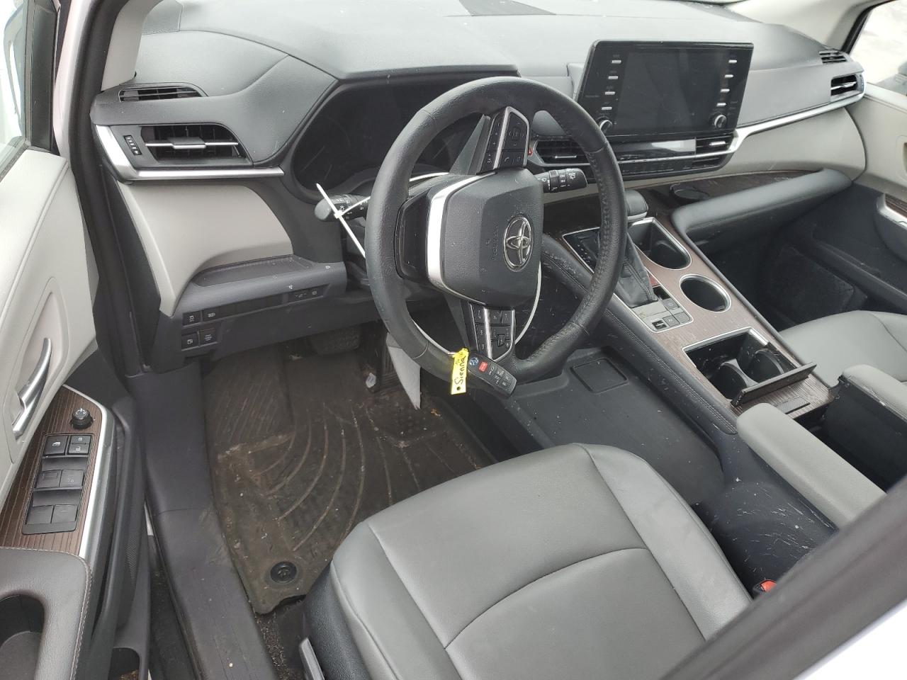 2022 Toyota Sienna VIN 5TDYSKFC9NS041127 Copart auction photo, front end / side damage thumbnail 8