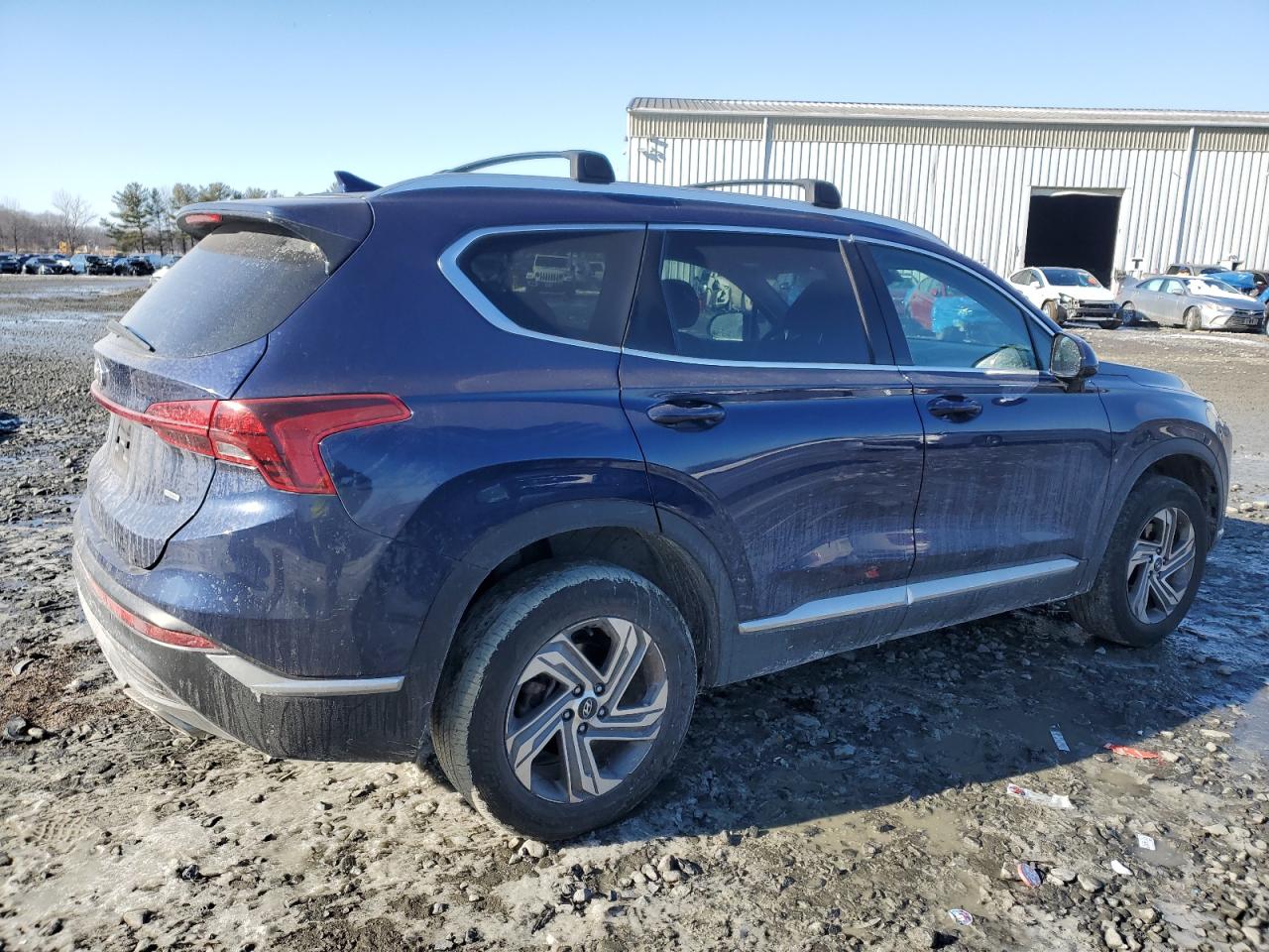 2022 Hyundai Santa Fe VIN 5NMS2DAJ5NH479489 Copart auction photo, front end damage thumbnail 3