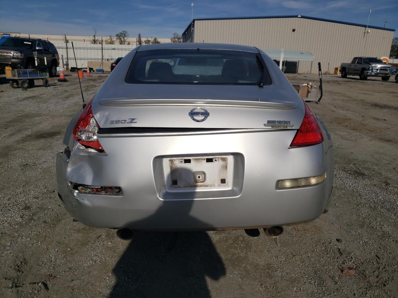 2006 Nissan 350Z VIN JN1AZ34D86M309633 Copart auction photo, rear end / minor dent/scratches damage thumbnail 6