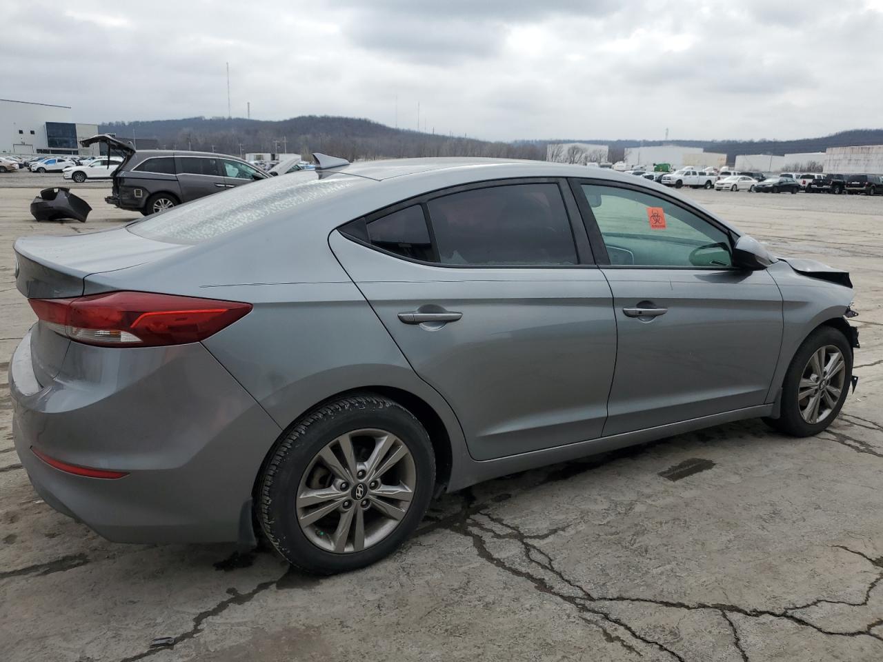 2018 Hyundai Elantra VIN KMHD84LF8JU511950 Copart auction photo, front end / minor dent/scratches damage thumbnail 3