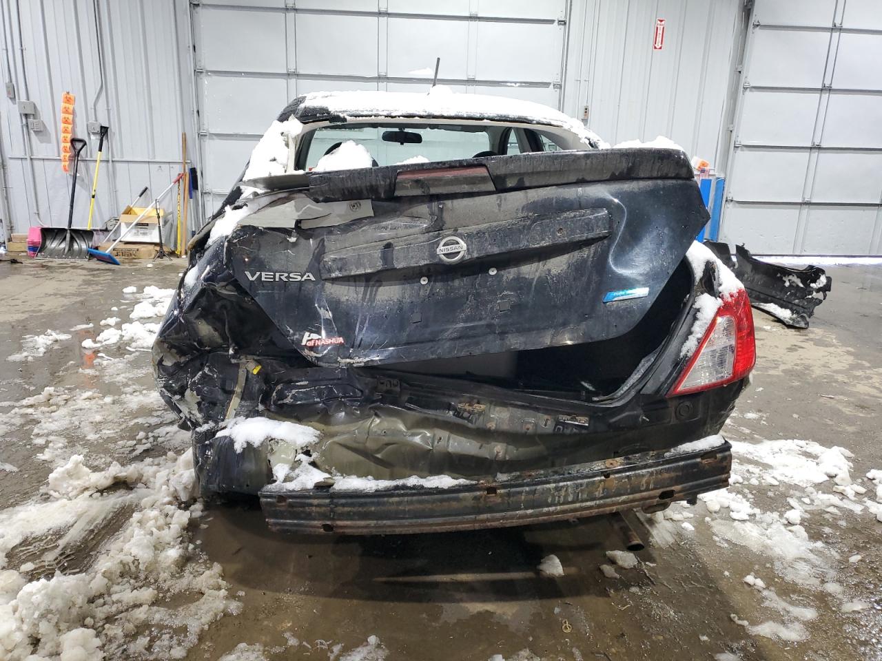 2015 Nissan Versa VIN 3N1CN7AP3FL822177 Copart auction photo, rear end damage thumbnail 6