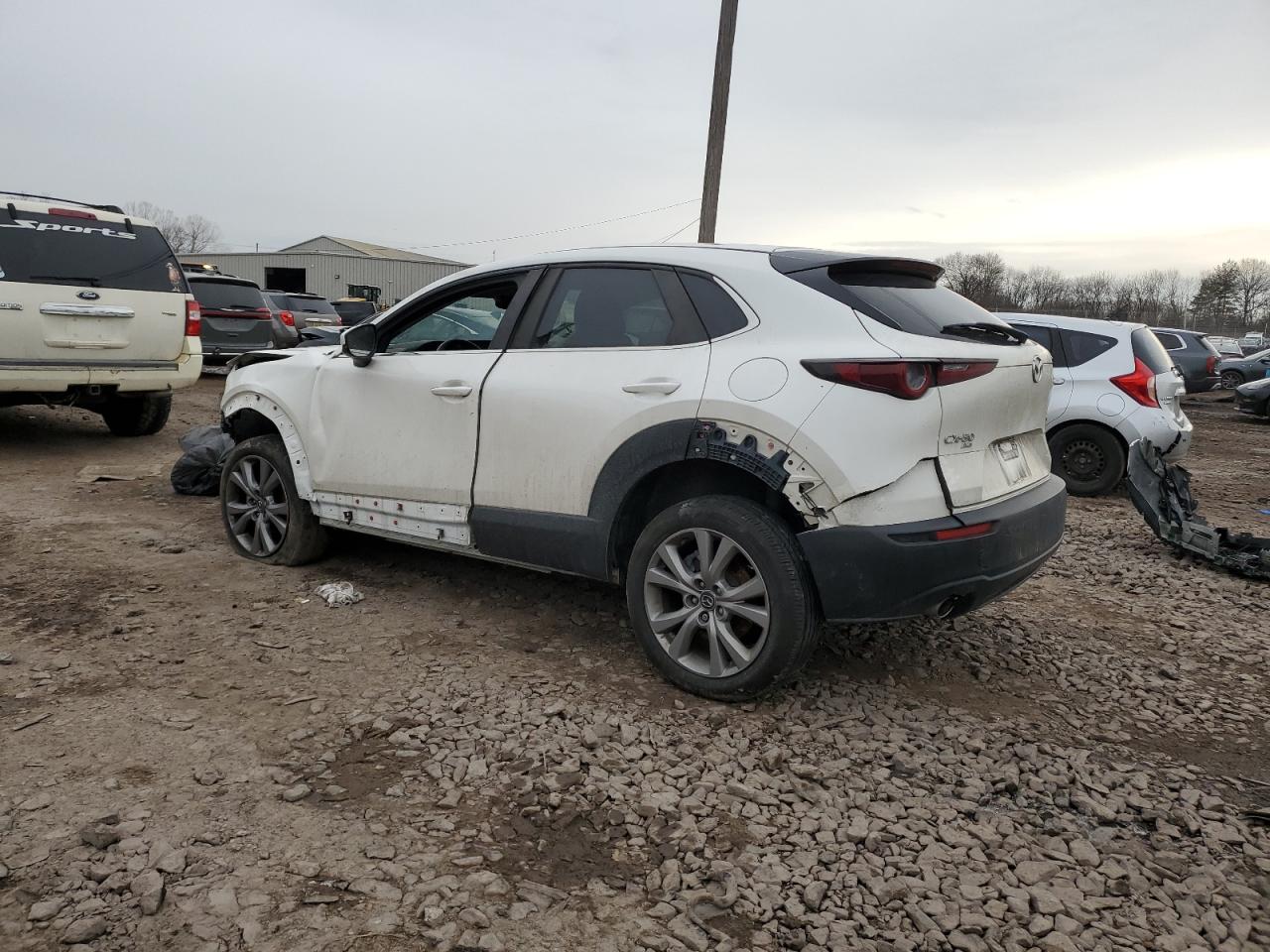 2021 Mazda CX-30 VIN 3MVDMBBL4MM258287 Copart auction photo, front end / rear end damage thumbnail 2