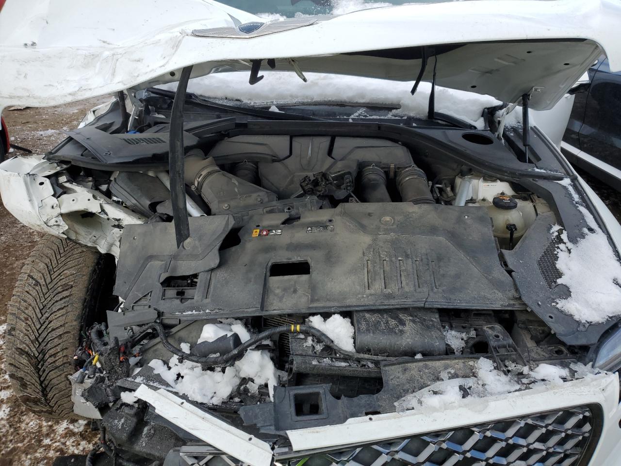 2022 Genesis Gv70 VIN KMUMCDTC3NU014994 Copart auction photo, front end damage thumbnail 13