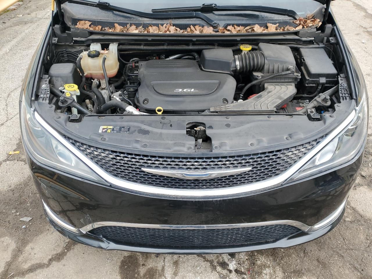 2017 Chrysler Pacifica VIN 2C4RC1EG9HR591943 Copart auction photo, side / minor dent/scratches damage thumbnail 12