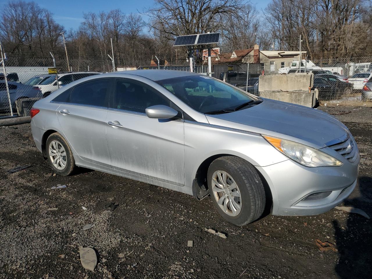 2012 Hyundai Sonata VIN 5NPEB4AC8CH489058 Copart auction photo, vandalism / minor dent/scratches damage thumbnail 4
