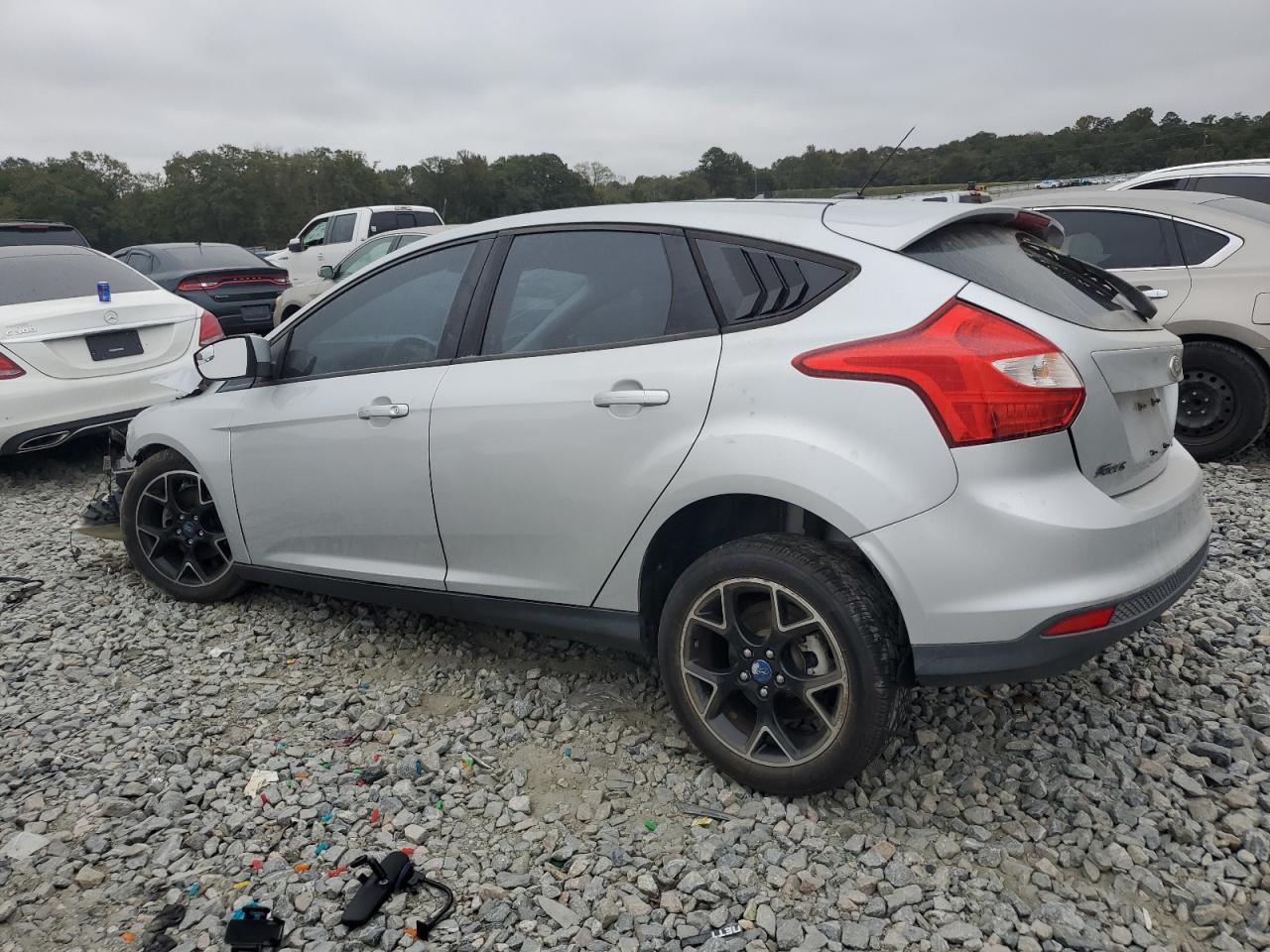 2012 Ford Focus VIN 1FAHP3K26CL408154 Copart auction photo, front end / side damage thumbnail 2