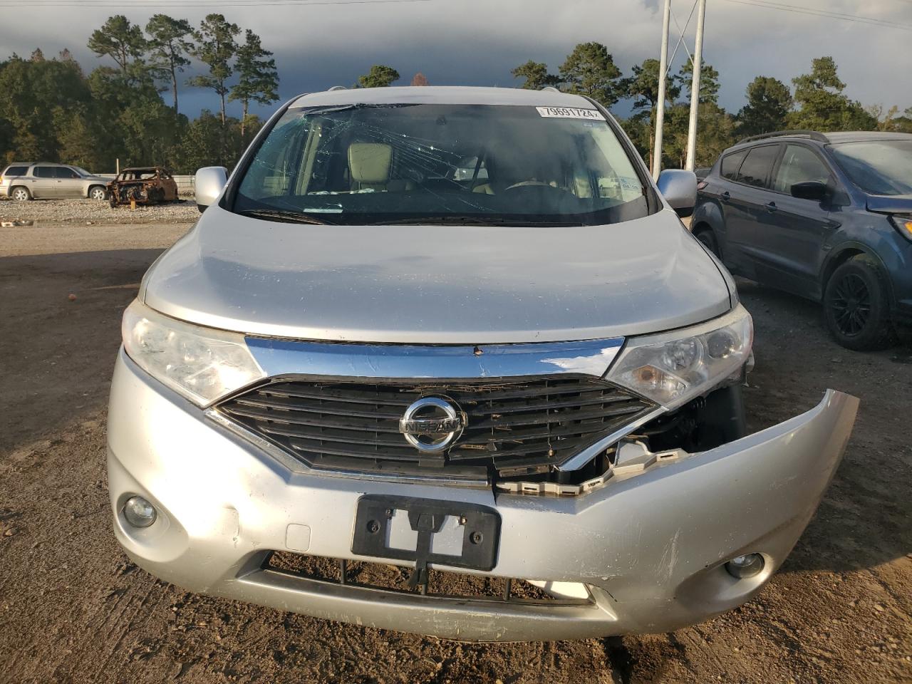 2015 Nissan Quest VIN JN8AE2KP2F9132133 Copart auction photo, front end damage thumbnail 5