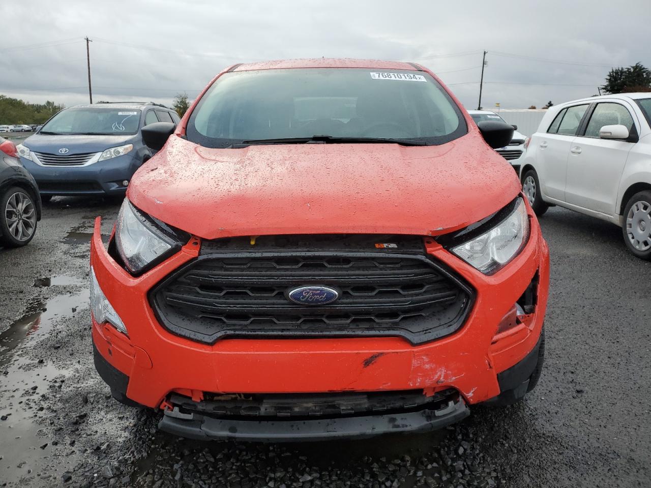 2021 Ford EcoSport VIN MAJ3S2FE0MC452210 Copart auction photo, front end / side damage thumbnail 5