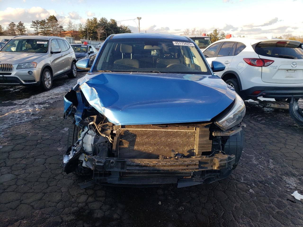 2018 Hyundai Tucson VIN KM8J2CA48JU739558 Copart auction photo, front end damage thumbnail 5