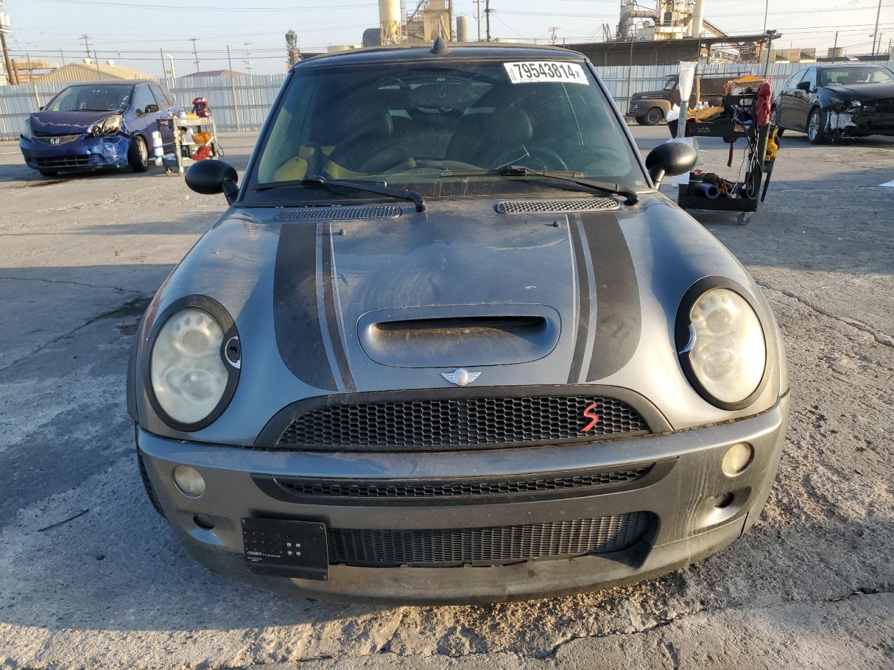 2008 MINI Cooper VIN WMWRH33558TJ45177 Copart auction photo, all over damage thumbnail 5