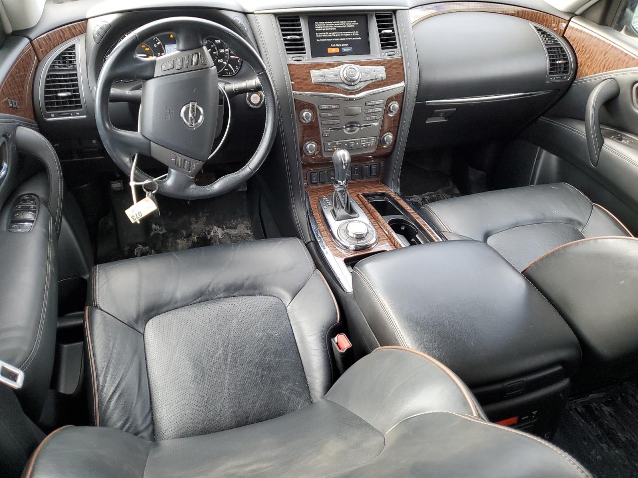 2020 Nissan Armada VIN JN8AY2NC4LX519239 Copart auction photo, front end / undercarriage damage thumbnail 8