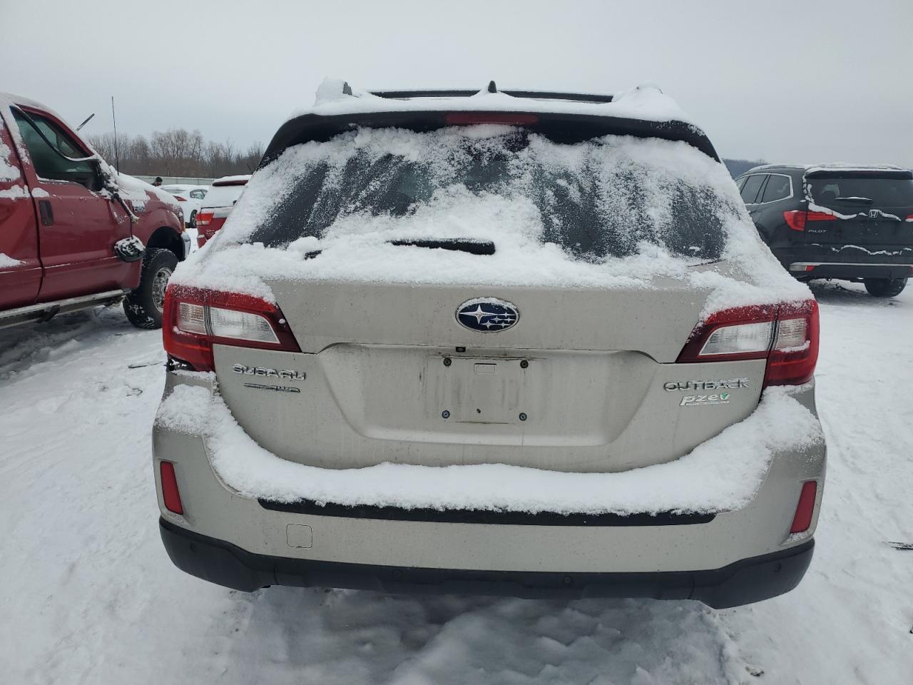 2017 Subaru Outback VIN 4S4BSANC2H3300124 Copart auction photo, front end / rear end damage thumbnail 6