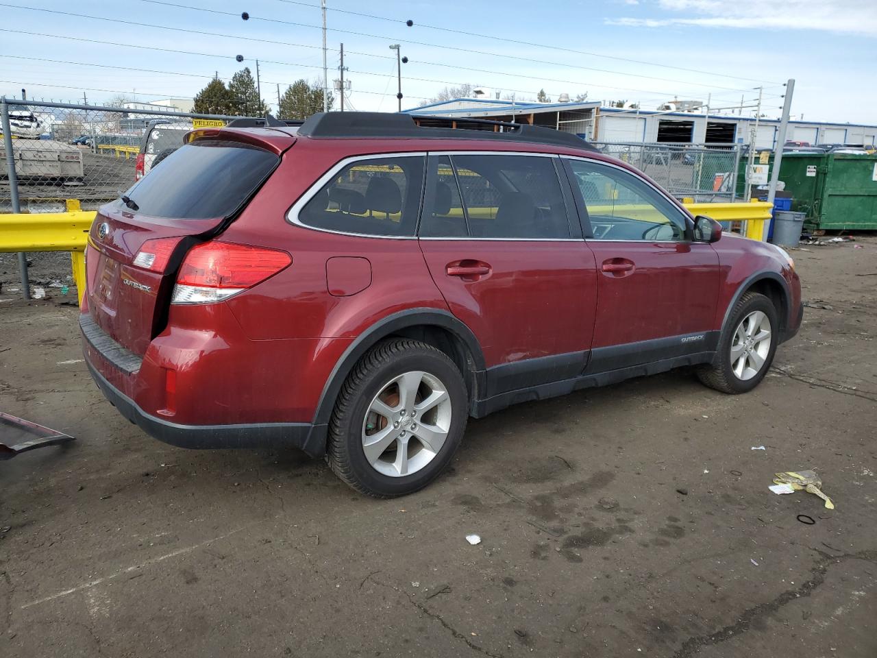 2014 Subaru Outback VIN 4S4BRCLC3E3232129 Copart auction photo, all over damage thumbnail 3