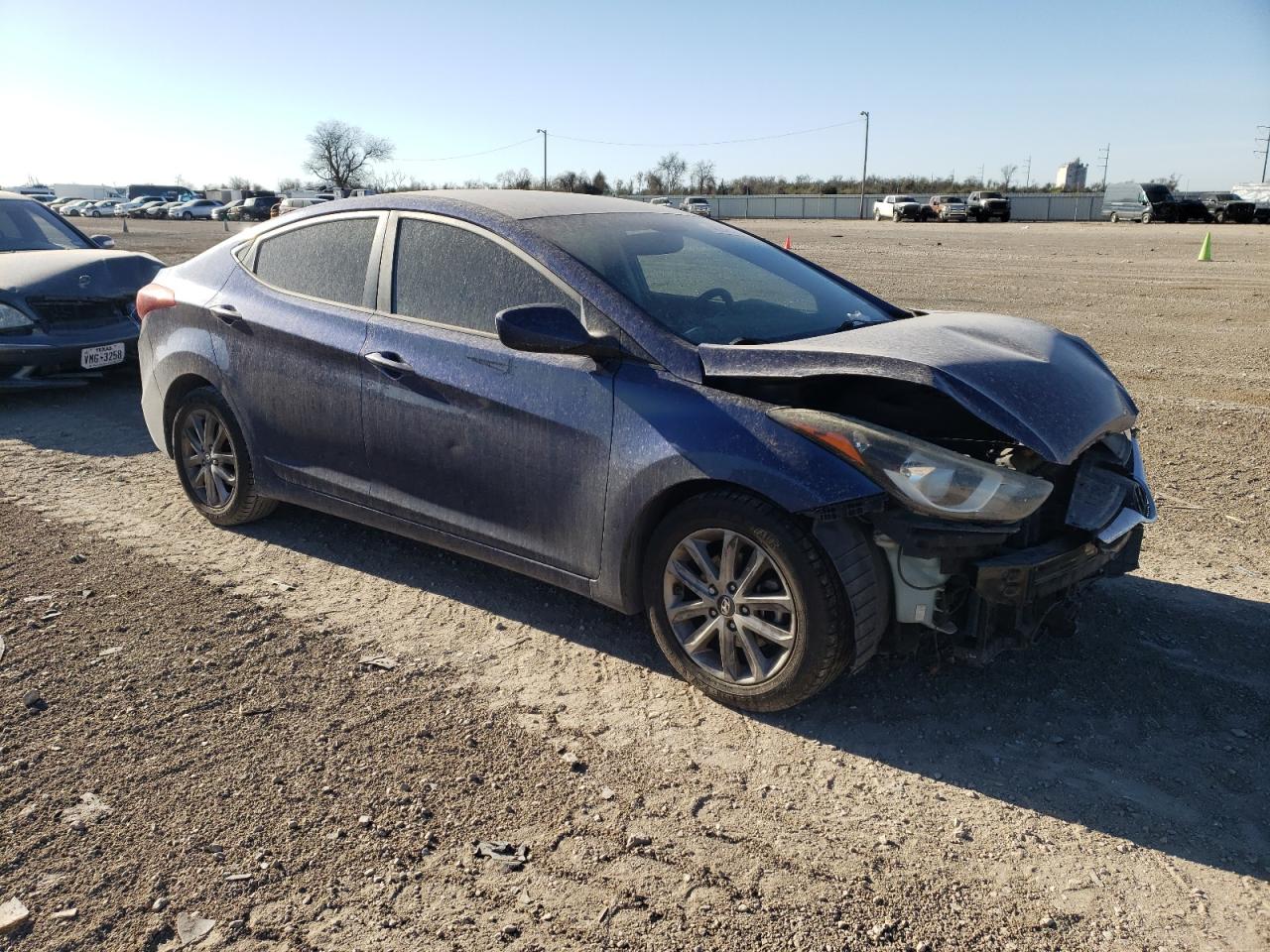 2016 Hyundai Elantra VIN 5NPDH4AE4GH738327 Copart auction photo, front end damage thumbnail 4