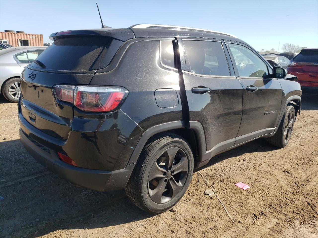 2019 Jeep Compass VIN 3C4NJCBB7KT706522 Copart auction photo, front end / minor dent/scratches damage thumbnail 3