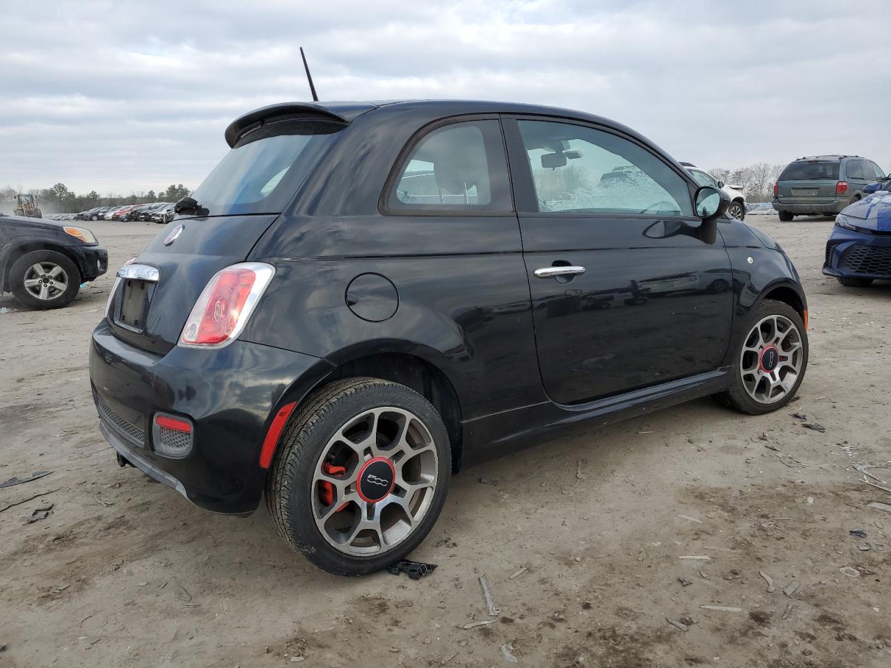 2013 Fiat 500 VIN 3C3CFFBR4DT514540 Copart auction photo, front end damage thumbnail 3