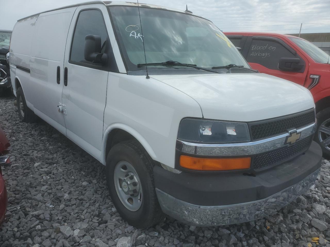2013 Chevrolet Express VIN 1GCZGUCL5D1110686 Copart auction photo, normal wear / minor dent/scratches damage thumbnail 4