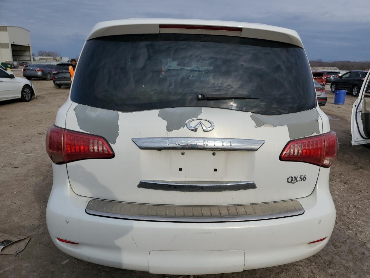 2013 Infiniti QX56 VIN JN8AZ2NEXD9040540 Copart auction photo, front end damage thumbnail 6