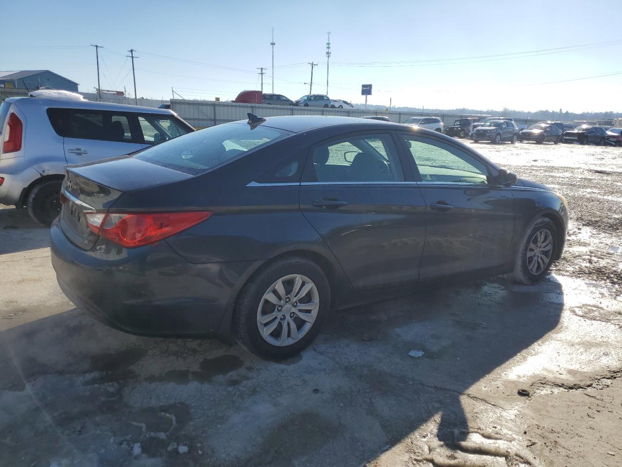 2011 Hyundai Sonata VIN 5NPEB4AC5BH274820 Copart auction photo, rear end damage thumbnail 3