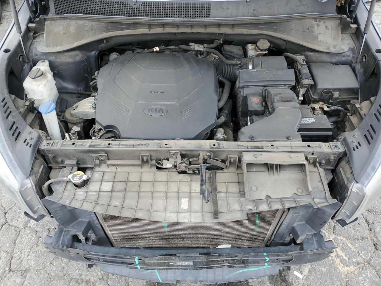 2019 KIA Sorento VIN 5XYPG4A54KG486854 Copart auction photo, rear end / front end damage thumbnail 12