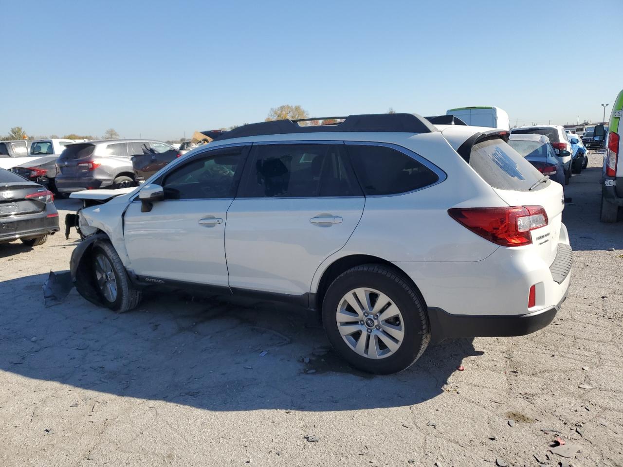 2017 Subaru Outback VIN 4S4BSAFC2H3272808 Copart auction photo, front end / minor dent/scratches damage thumbnail 2