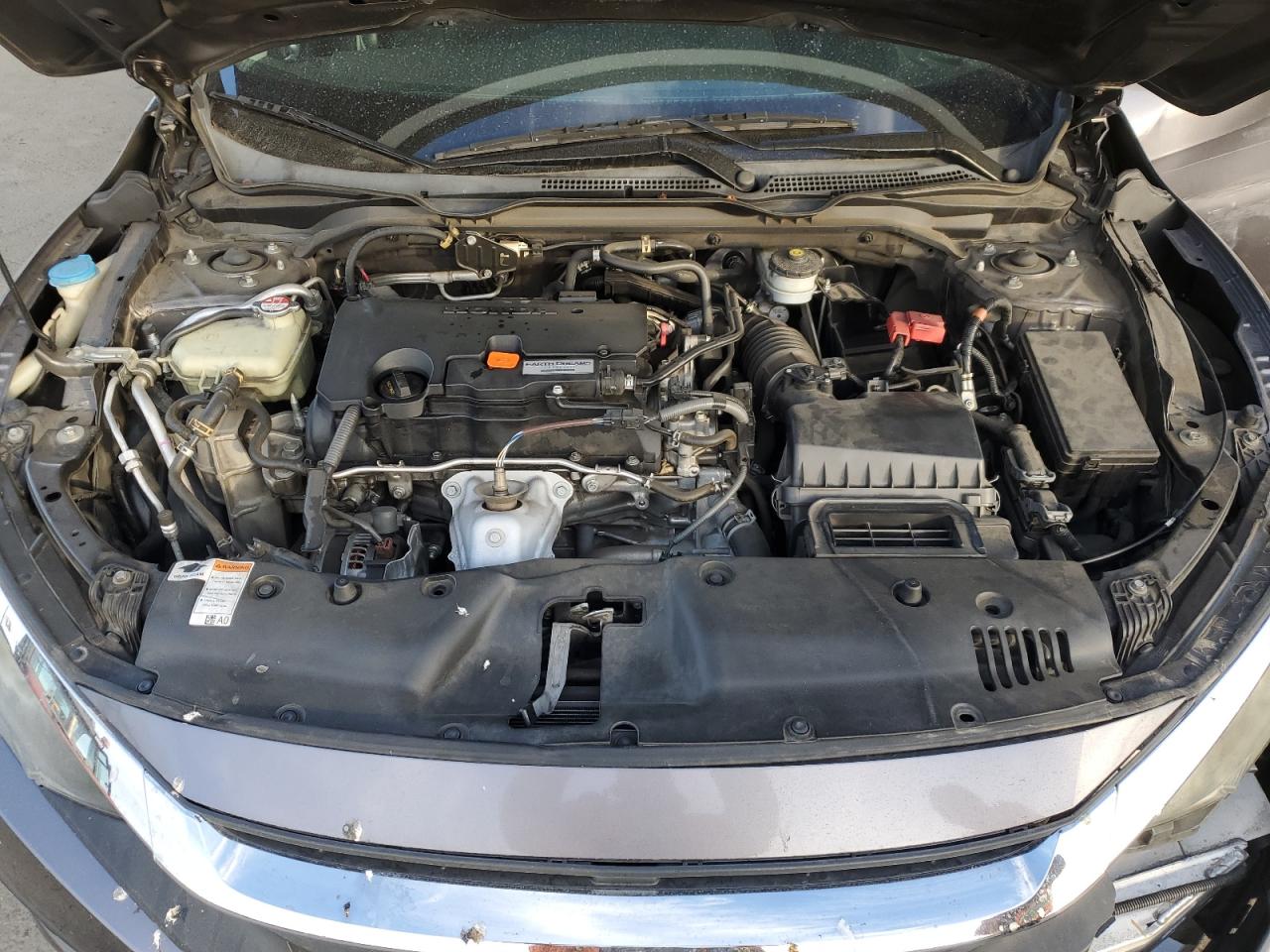 2016 Honda Civic VIN 19XFC2F77GE249172 Copart auction photo, side / front end damage thumbnail 12