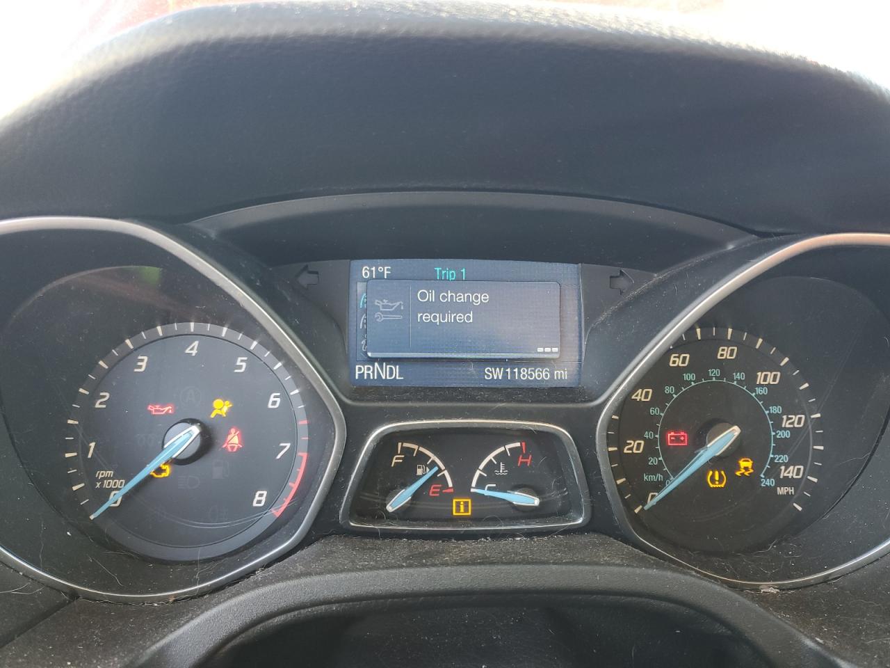 2014 Ford Focus VIN 1FADP3K2XEL126410 Copart auction photo, all over damage thumbnail 9