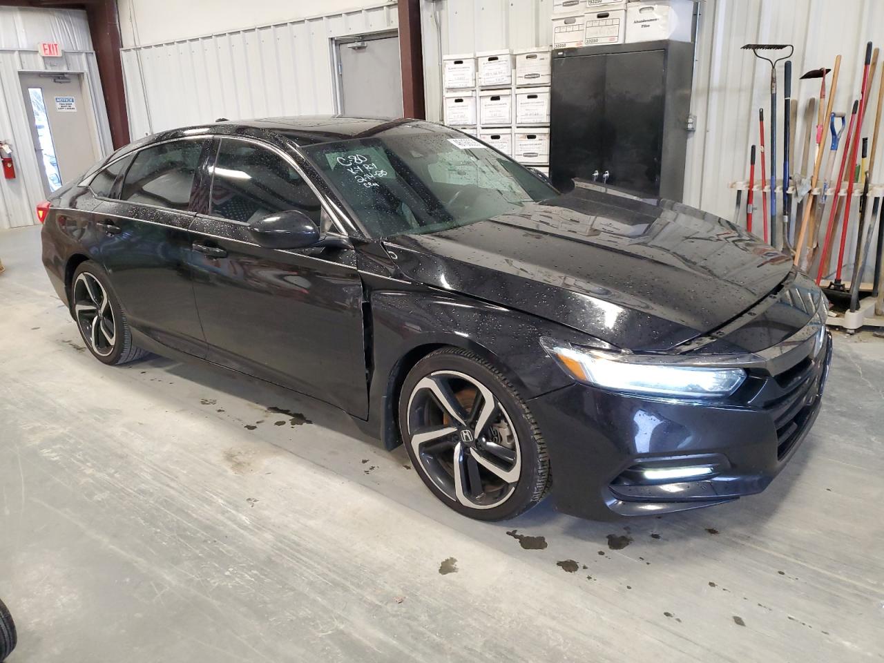 2018 Honda Accord VIN 1HGCV2F30JA051670 Copart auction photo, front end damage thumbnail 4
