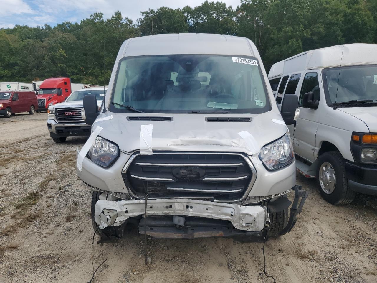2020 Ford Transit VIN 1FBAX2C88LKA22600 Copart auction photo, front end / side damage thumbnail 5