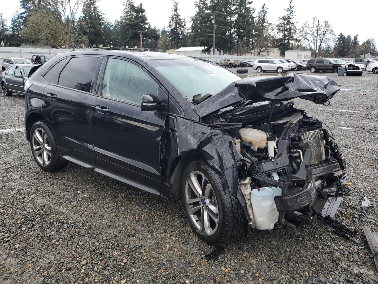2018 Ford Edge VIN 2FMPK4AP6JBC61088 Copart auction photo, front end damage thumbnail 4