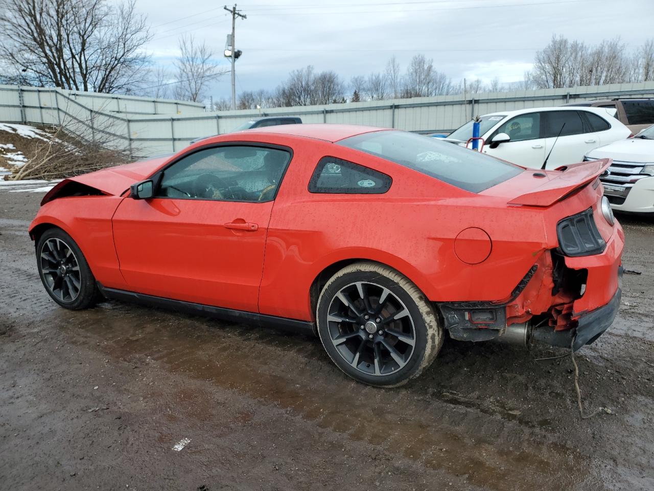 2012 Ford Mustang VIN 1ZVBP8AM4C5222114 Copart auction photo, front end / rear end damage thumbnail 2