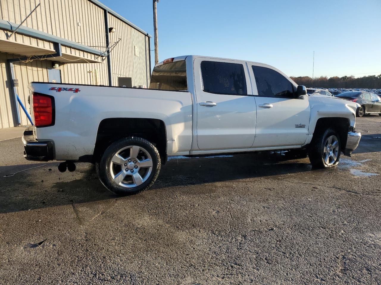 2014 Chevrolet Silverado VIN 3GCUKRECXEG467206 Copart auction photo, front end / side damage thumbnail 3