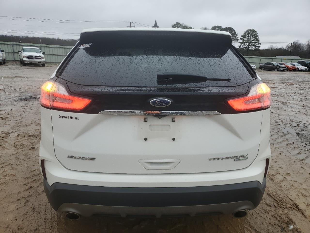 2020 Ford Edge VIN 2FMPK3K95LBB06173 Copart auction photo, front end / side damage thumbnail 6