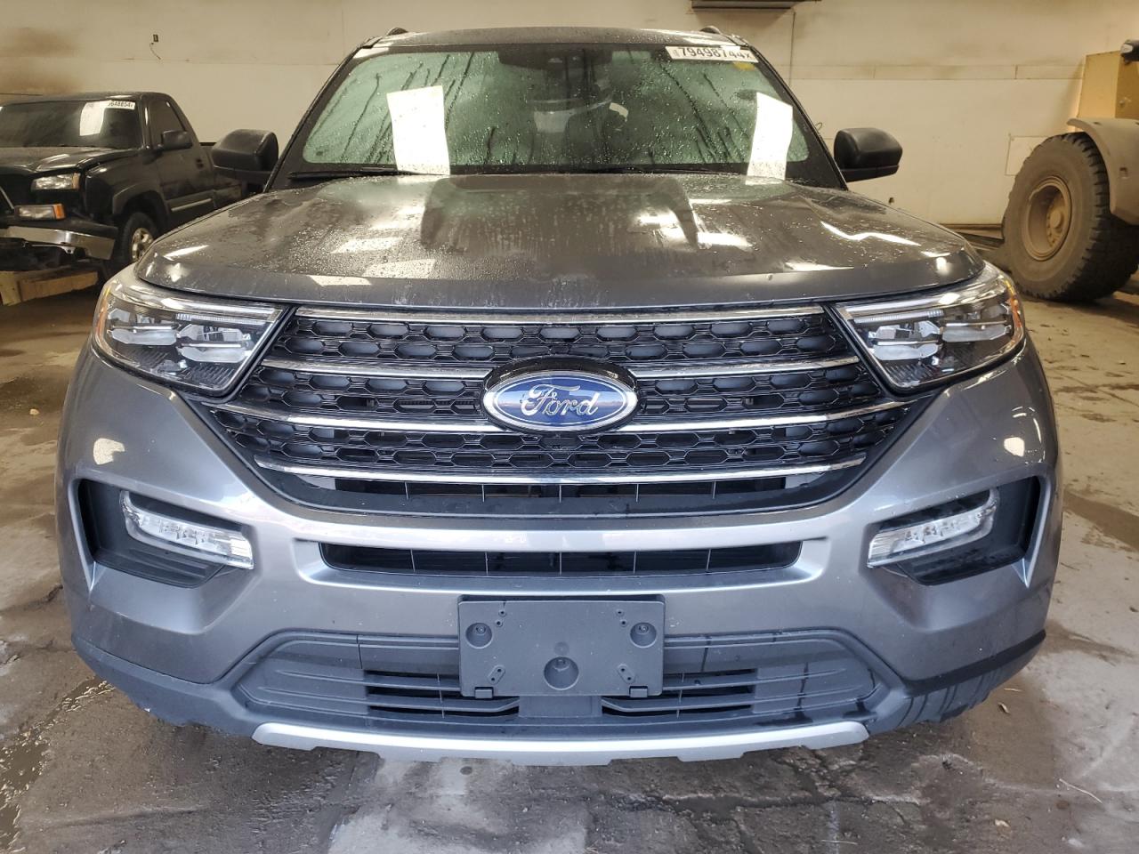 2021 Ford Explorer VIN 1FMSK8DH0MGA29847 Copart auction photo, rear end / stripped damage thumbnail 5