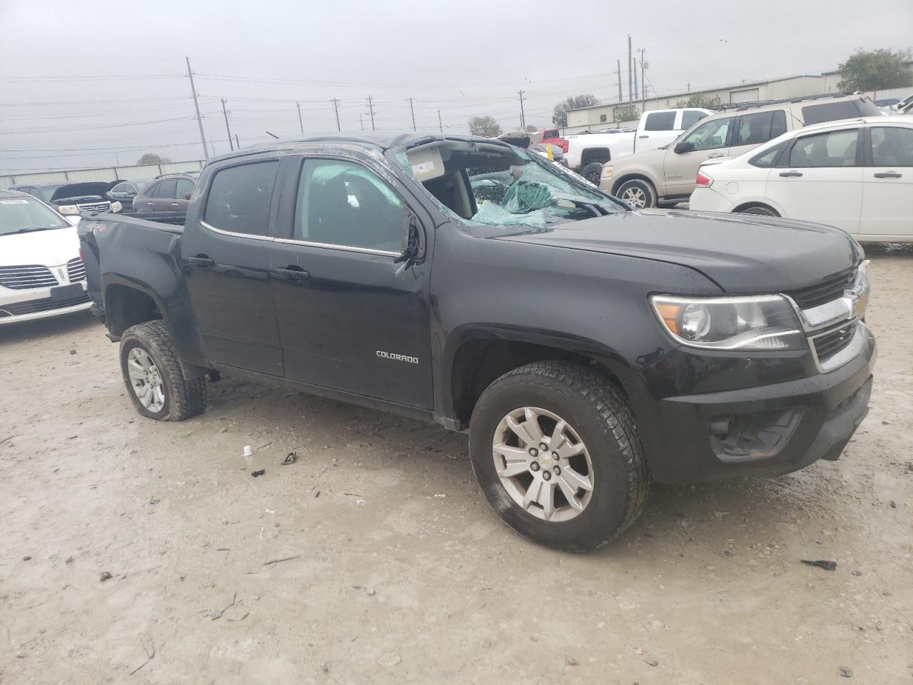 2020 Chevrolet Colorado VIN 1GCGTCENXL1190366 Copart auction photo, all over damage thumbnail 4